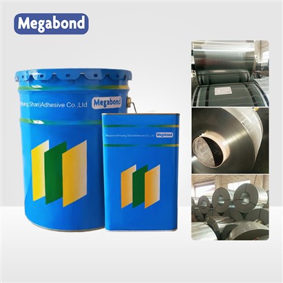 Pegamento de hojalata de plástico metálico a base de solvente laminado de PU